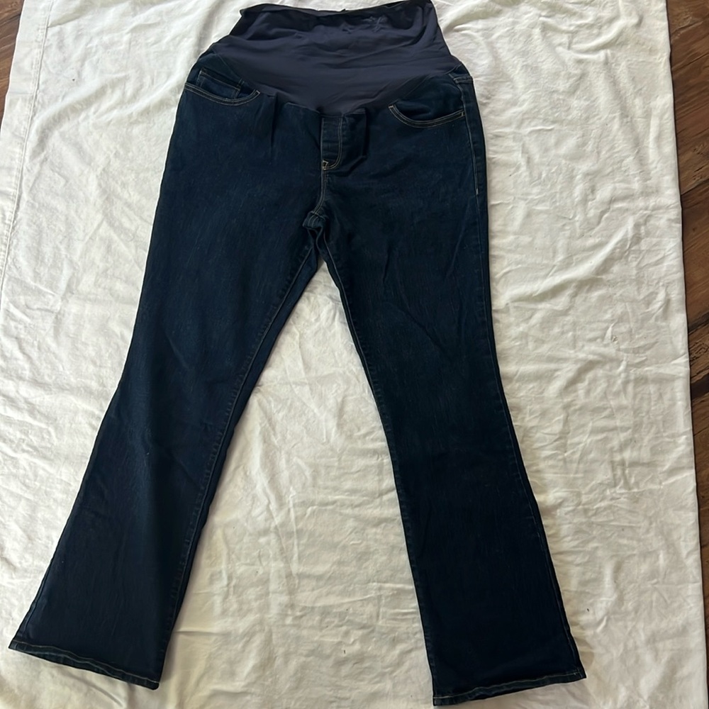 Old Navy Dark Wash Maternity Jeans